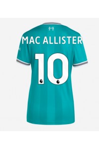 Fotbalové Dres Liverpool Alexis Mac Allister #10 Dámské Třetí Oblečení 2025-26 Krátký Rukáv